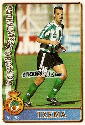 Sticker Txema - Las Fichas De La Liga 1996-1997 n. 298 - Mundicromo