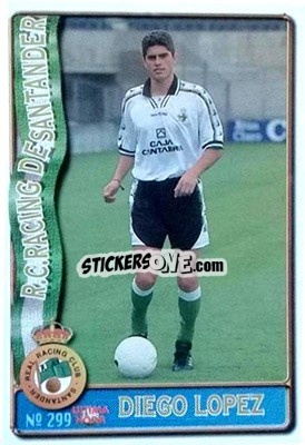 Sticker D. López - Las Fichas De La Liga 1996-1997 n. 299 - Mundicromo