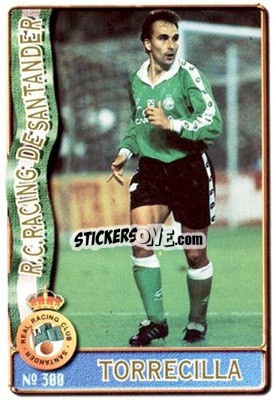 Sticker Torrecilla - Las Fichas De La Liga 1996-1997 n. 300 - Mundicromo