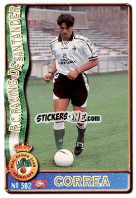 Sticker Correa - Las Fichas De La Liga 1996-1997 - Mundicromo