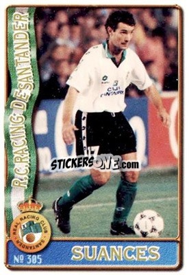 Sticker Suances - Las Fichas De La Liga 1996-1997 - Mundicromo