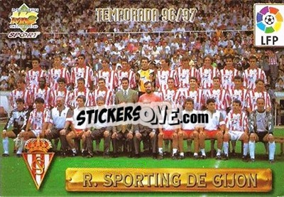 Sticker Sporting - Las Fichas De La Liga 1996-1997 - Mundicromo