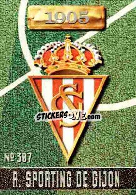 Sticker Sporting - Las Fichas De La Liga 1996-1997 - Mundicromo