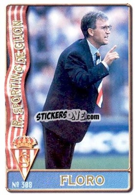 Sticker Floro - Las Fichas De La Liga 1996-1997 - Mundicromo