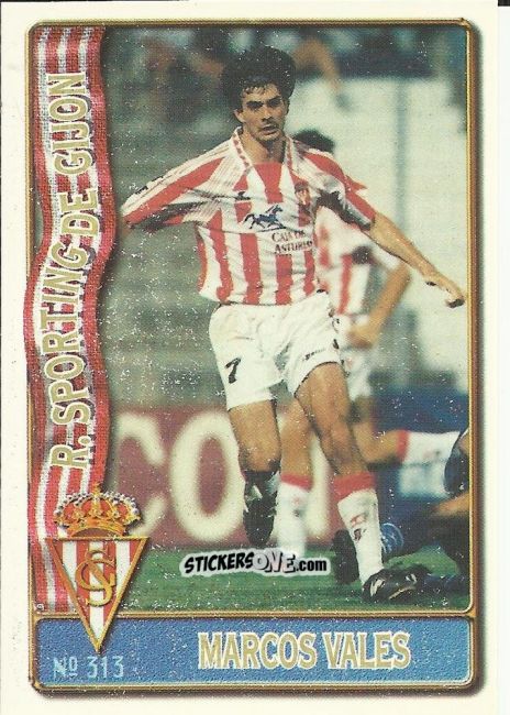 Figurina Marcos Vales - Las Fichas De La Liga 1996-1997 n. 313 - Mundicromo