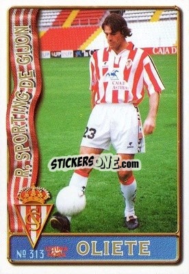 Sticker Oliete - Las Fichas De La Liga 1996-1997 - Mundicromo