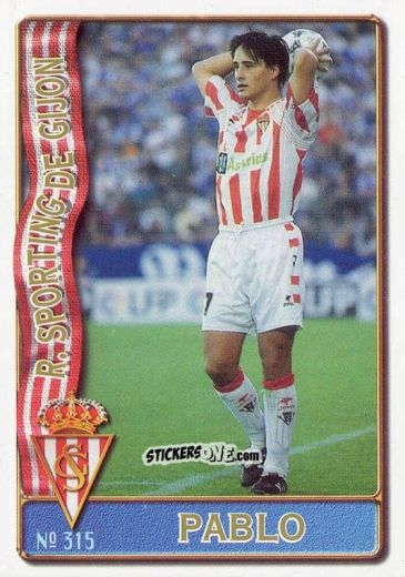 Figurina Pablo Jose Diaz Stalla - Las Fichas De La Liga 1996-1997 n. 315 - Mundicromo