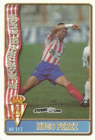 Figurina Hugo Leonardo Perez - Las Fichas De La Liga 1996-1997 n. 317 - Mundicromo