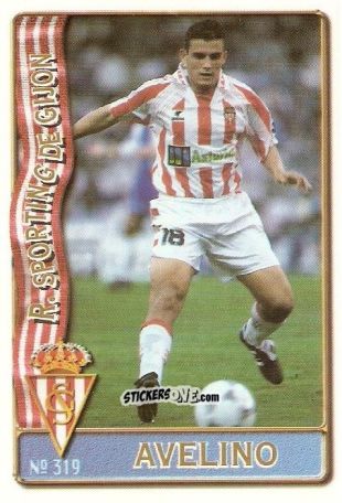 Figurina Avelino Riopedre Muiña - Las Fichas De La Liga 1996-1997 n. 319 - Mundicromo