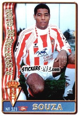 Sticker Souza - Las Fichas De La Liga 1996-1997 - Mundicromo