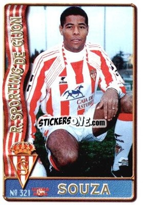 Sticker Souza - Las Fichas De La Liga 1996-1997 n. 321a - Mundicromo