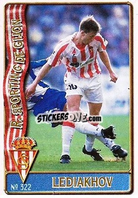 Sticker Lediakhov - Las Fichas De La Liga 1996-1997 n. 322 - Mundicromo