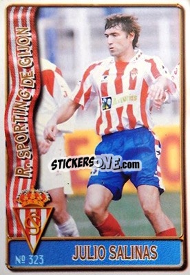 Cromo J.Salinas - Las Fichas De La Liga 1996-1997 - Mundicromo