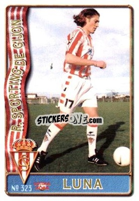 Sticker Luna - Las Fichas De La Liga 1996-1997 - Mundicromo