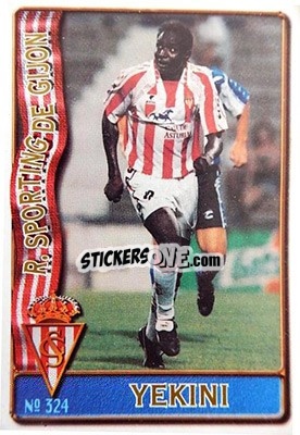 Figurina Yekini - Las Fichas De La Liga 1996-1997 - Mundicromo