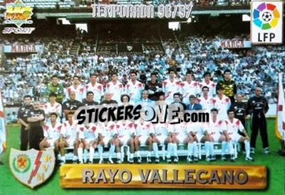 Sticker Rayo Vallecano - Las Fichas De La Liga 1996-1997 n. 325 - Mundicromo