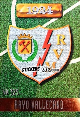 Sticker Rayo Vallecano - Las Fichas De La Liga 1996-1997 n. 325a - Mundicromo