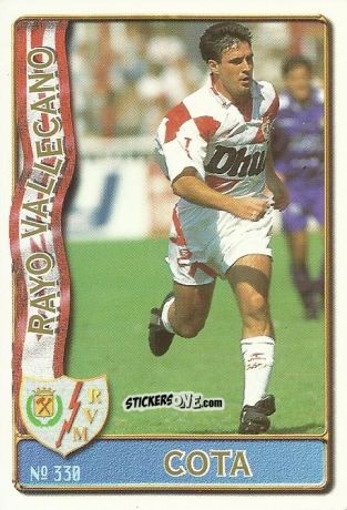Sticker Jesus Diego Cota - Las Fichas De La Liga 1996-1997 n. 330 - Mundicromo