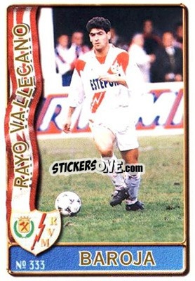 Sticker Baroja - Las Fichas De La Liga 1996-1997 n. 333a - Mundicromo