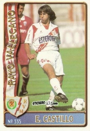 Cromo Ezequiel Castillo Monte - Las Fichas De La Liga 1996-1997 n. 335 - Mundicromo