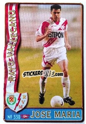 Cromo José M. - Las Fichas De La Liga 1996-1997 n. 338a - Mundicromo