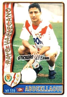 Cromo Abdellaoui - Las Fichas De La Liga 1996-1997 - Mundicromo