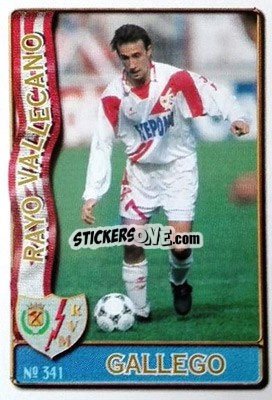 Sticker Gallego - Las Fichas De La Liga 1996-1997 - Mundicromo