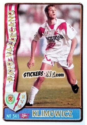 Cromo Klimowizc - Las Fichas De La Liga 1996-1997 - Mundicromo