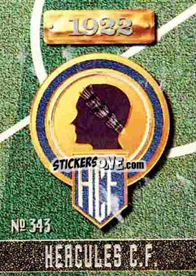 Sticker Hercules - Las Fichas De La Liga 1996-1997 n. 343a - Mundicromo
