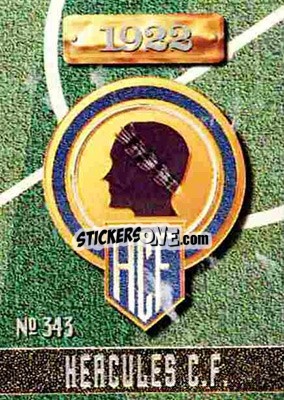 Sticker Hercules - Las Fichas De La Liga 1996-1997 - Mundicromo