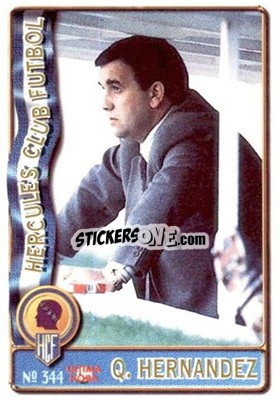 Sticker Quique H. - Las Fichas De La Liga 1996-1997 - Mundicromo