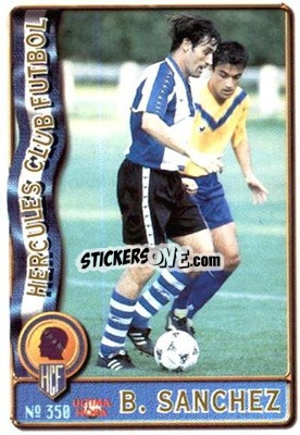 Sticker B.Sanchez - Las Fichas De La Liga 1996-1997 n. 350a - Mundicromo