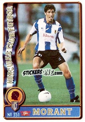 Cromo Morant - Las Fichas De La Liga 1996-1997 - Mundicromo