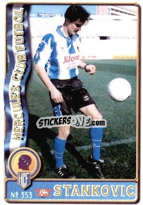 Sticker Stankovic - Las Fichas De La Liga 1996-1997 - Mundicromo
