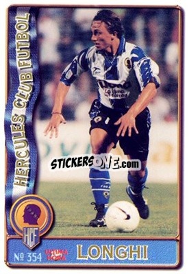 Cromo Longhi - Las Fichas De La Liga 1996-1997 - Mundicromo