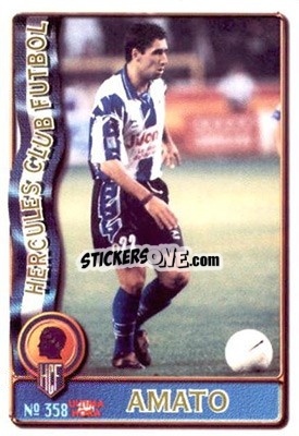 Figurina Amato - Las Fichas De La Liga 1996-1997 - Mundicromo
