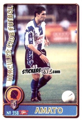 Sticker Amato - Las Fichas De La Liga 1996-1997 n. 358a - Mundicromo