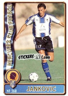 Figurina Jankovic - Las Fichas De La Liga 1996-1997 - Mundicromo