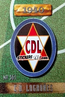 Cromo Logroñes - Las Fichas De La Liga 1996-1997 - Mundicromo