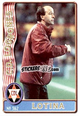 Sticker Lotina - Las Fichas De La Liga 1996-1997 - Mundicromo