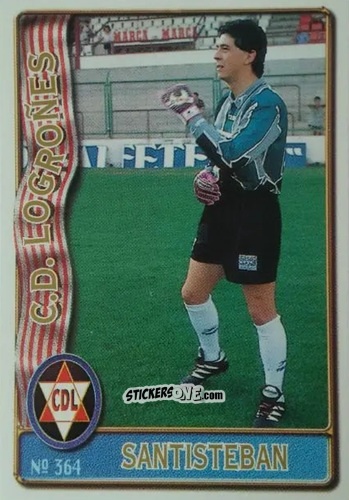 Cromo Santisteban - Las Fichas De La Liga 1996-1997 n. 364 - Mundicromo