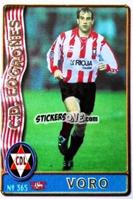 Cromo Voro - Las Fichas De La Liga 1996-1997 - Mundicromo