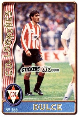 Cromo Dulce - Las Fichas De La Liga 1996-1997 - Mundicromo