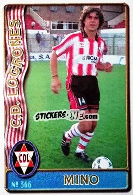 Cromo Mino - Las Fichas De La Liga 1996-1997 - Mundicromo