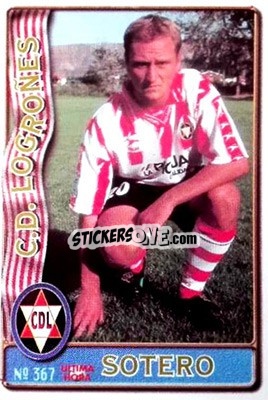 Cromo Sotero - Las Fichas De La Liga 1996-1997 - Mundicromo