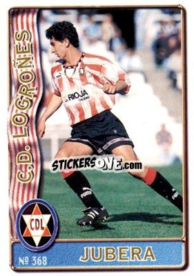 Cromo Jubera - Las Fichas De La Liga 1996-1997 - Mundicromo