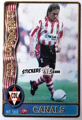 Sticker Canals - Las Fichas De La Liga 1996-1997 n. 368a - Mundicromo