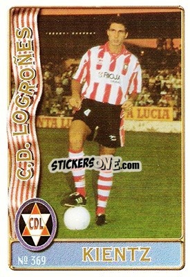 Cromo Kientz - Las Fichas De La Liga 1996-1997 - Mundicromo