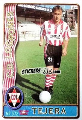 Cromo Tejera - Las Fichas De La Liga 1996-1997 - Mundicromo