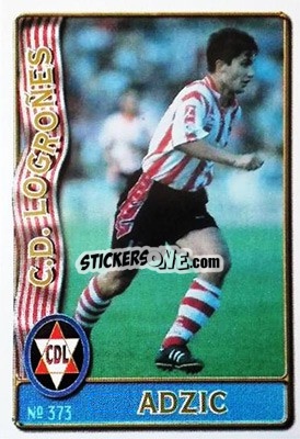 Cromo Adzic - Las Fichas De La Liga 1996-1997 - Mundicromo